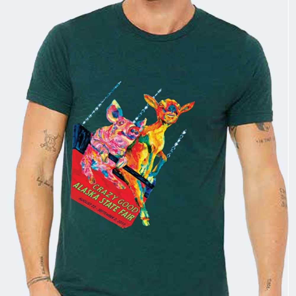 Alaska State Fair 2019 Dark Green T-Shirt